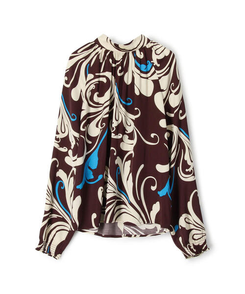 「TOMORROWLAND」 長袖ブラウス X-SMALL レッド系その他2 レディース_画像6