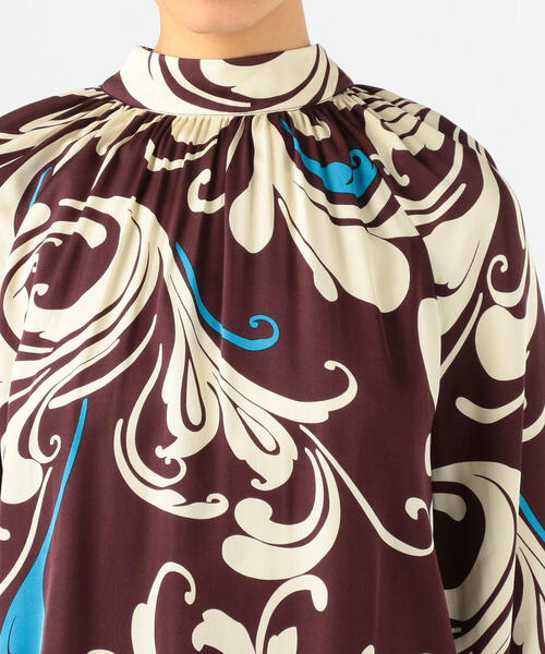 「TOMORROWLAND」 長袖ブラウス X-SMALL レッド系その他2 レディース_画像7