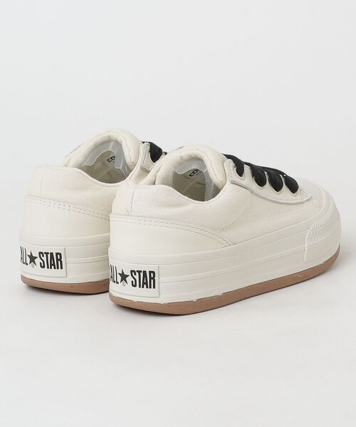 「CONVERSE」 ローカットスニーカー 22cm ベージュ レディース_画像2