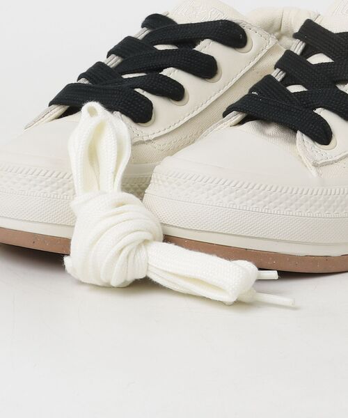 「CONVERSE」 ローカットスニーカー 22cm ベージュ レディース_画像4