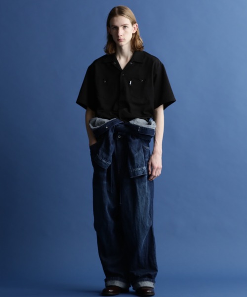 「schott」 半袖シャツ 2XL ライトグリーン メンズ_画像5