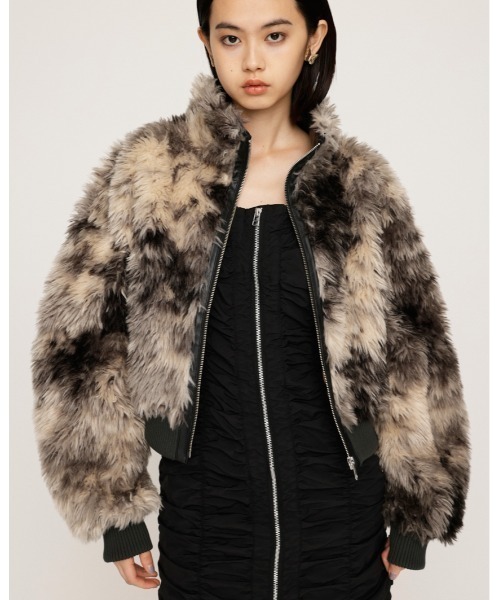 「SLY」 ブルゾン FREE ライトベージュ レディース_画像2