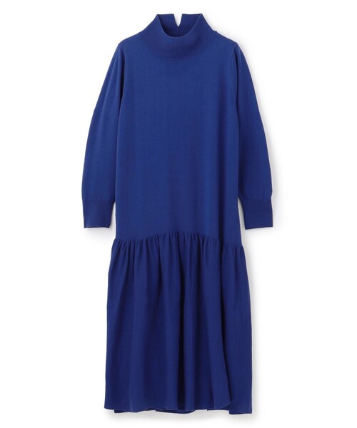 「UNFILO」 長袖ワンピース MEDIUM ブラック レディース_画像5