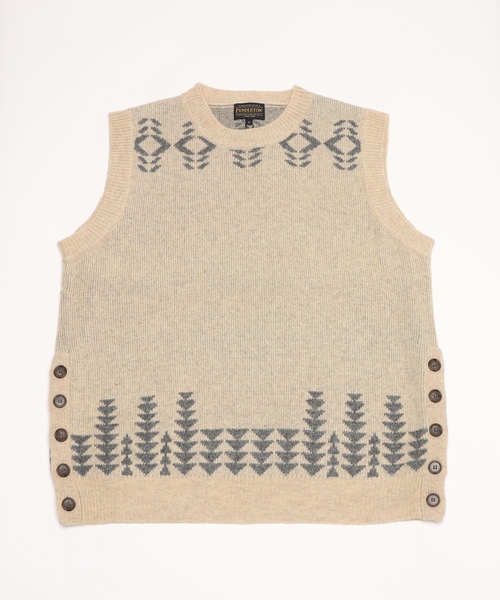 PENDLETON（ペンドルトン） ニットベスト FREE ベージュ レディース