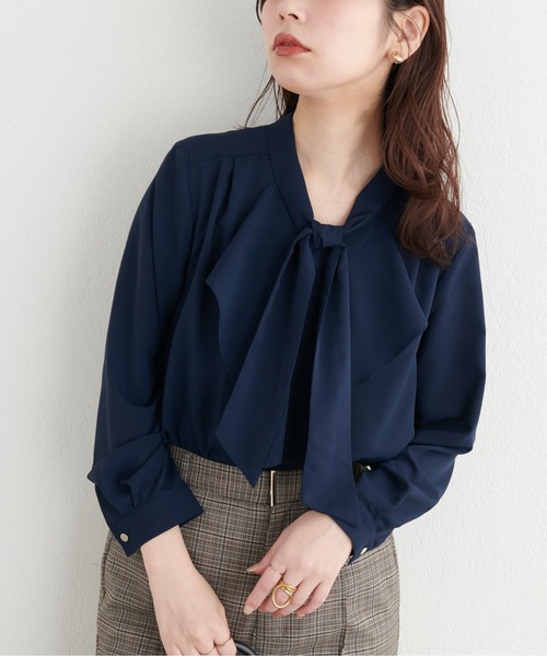 「natural couture」 長袖ブラウス FREE パープル レディース_画像4