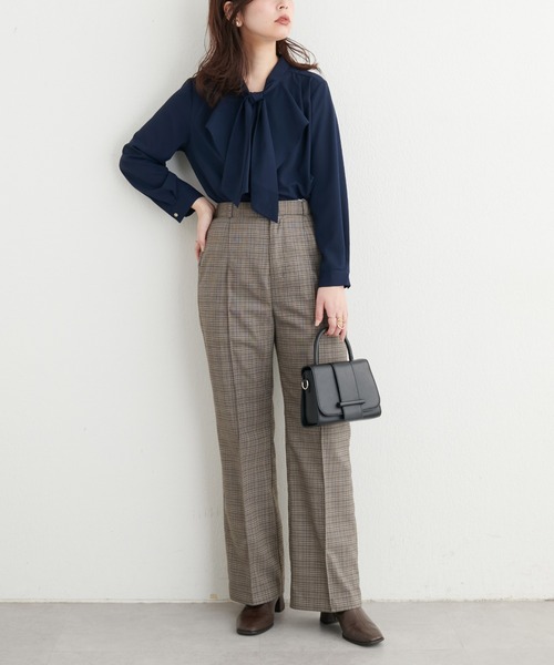 「natural couture」 長袖ブラウス FREE パープル レディース_画像7