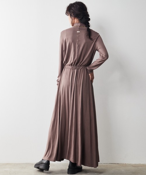 [CHIC STYLE] длинный рукав One-piece 5 черный женский 