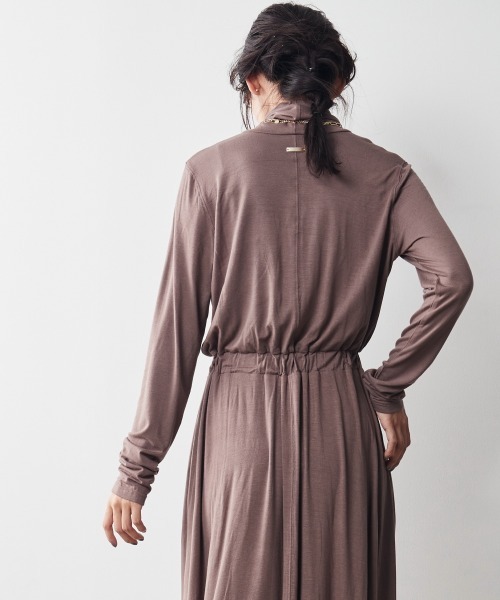 [CHIC STYLE] длинный рукав One-piece 5 черный женский 