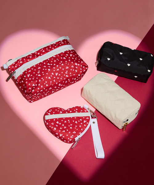 LeSportsac（レスポートサック） ポーチ COSMETIC CLUTCH レッドミニ