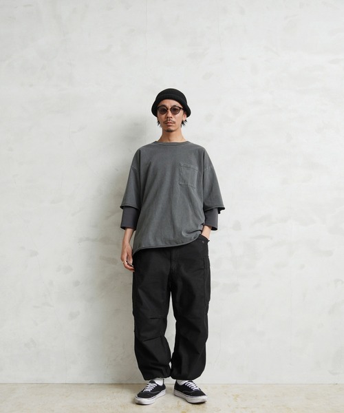 「WAIPER.inc」 カーゴパンツ - ブラック メンズ_画像4
