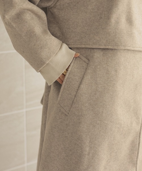 「Isn't She?」 コート FREE モカ レディース_画像5