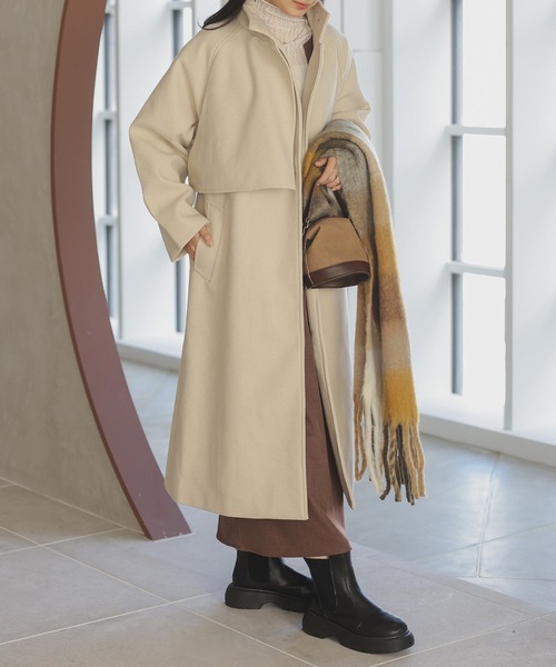 「Isn't She?」 コート FREE モカ レディース_画像6