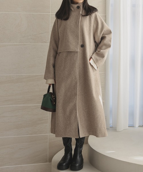 「Isn't She?」 コート FREE モカ レディース_画像8