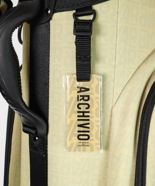 archivio（アルチビオ） ゴルフ 「MENS」ARロゴ柄キャディバッグ