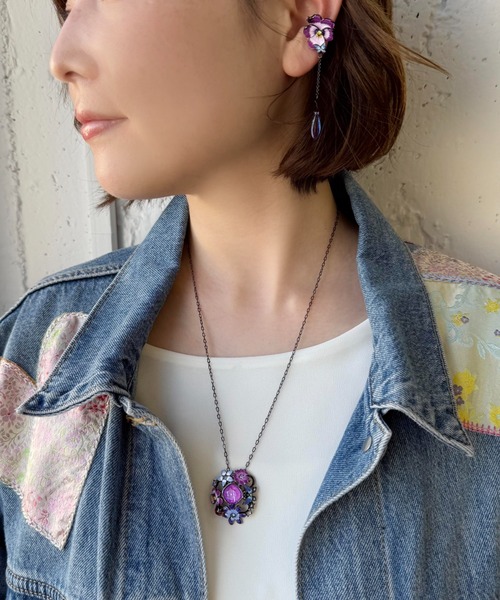 ANNA SUI（アナスイ） イヤーカフ フラワーモチーフ イヤーカフ 