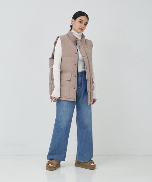 「MOHI」 フラットサンダル 36 カーキ レディース_画像6