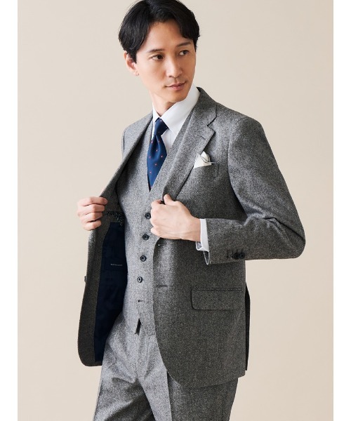 「Perfect Suit FActory」 テーラードジャケット S ブラウン メンズ_画像3