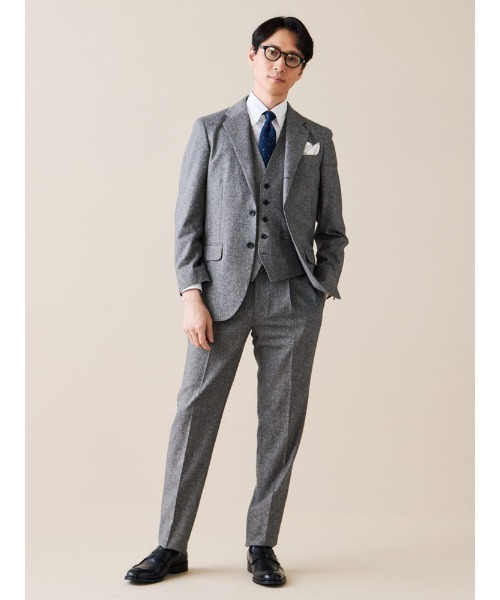 「Perfect Suit FActory」 テーラードジャケット S ブラウン メンズ_画像4
