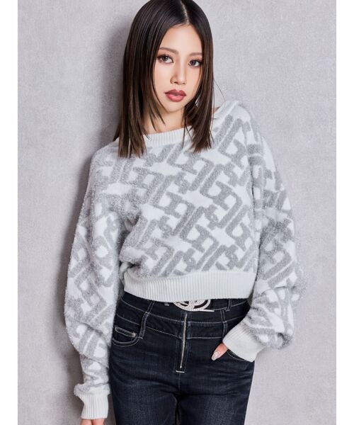 gyda ニット GYDA（ジェイダ） ニット セーター GYDA PATTERN ニットトップス