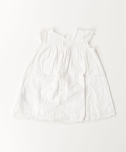 「Bonpoint」 「KIDS」ノースリーブワンピース - ホワイト キッズ_画像2