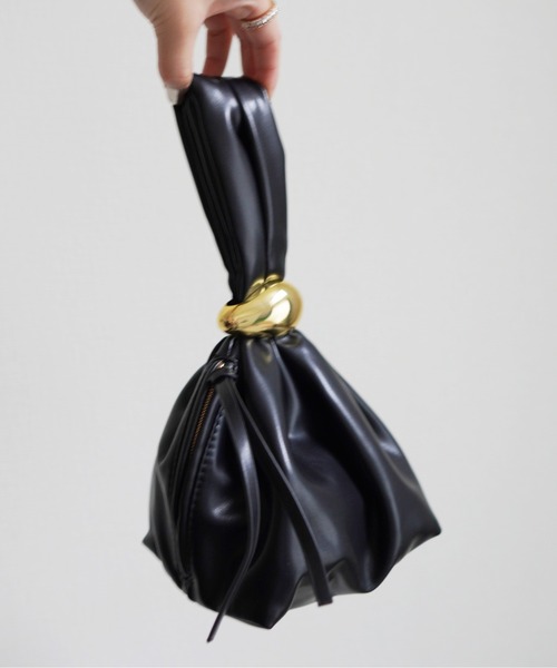 「IMARI」 ハンドバッグ FREE ブラック レディース_画像3