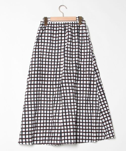 「UNITED ARROWS」 フレアスカート 38 ホワイト レディースの画像