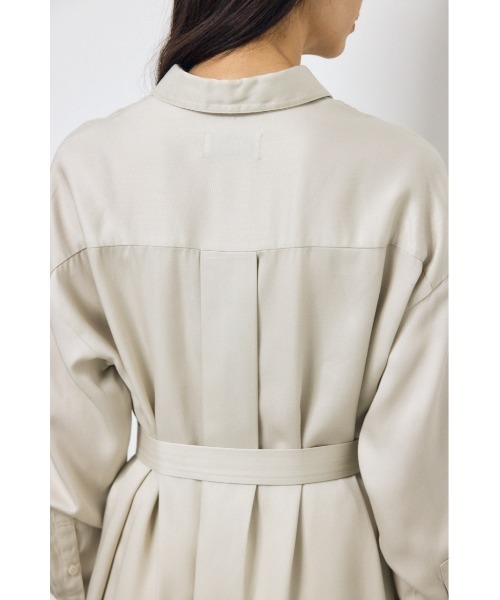 moussy ロング シャツ AZUL by moussy（アズールバイマウジー）の「SHEER LONG SHIRTS/シアー