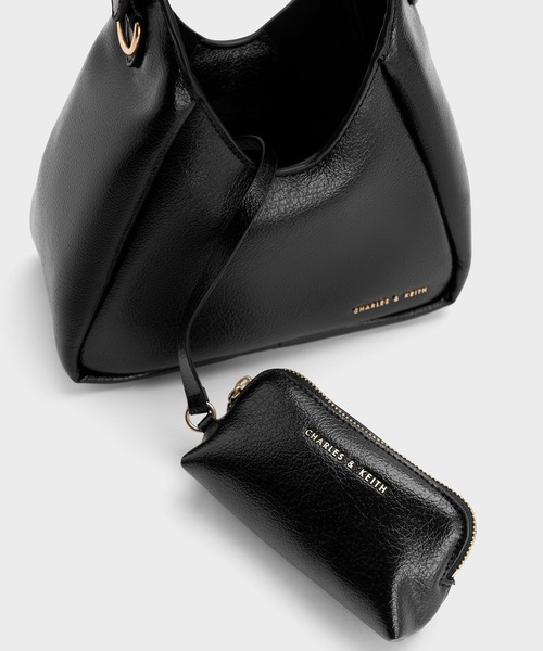 「CHARLES \u0026 KEITH」 2WAYバッグ S ホワイト レディースの画像
