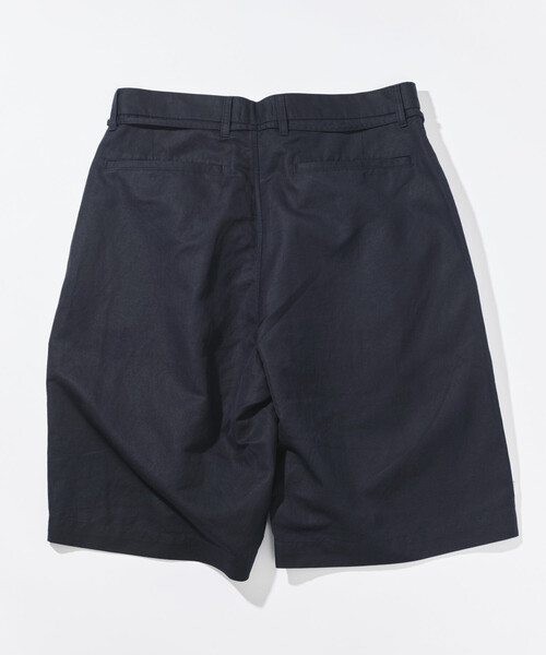CAHLUMN（カウラム） パンツ Cotton Linen 2 Tuck Chino Shorts
