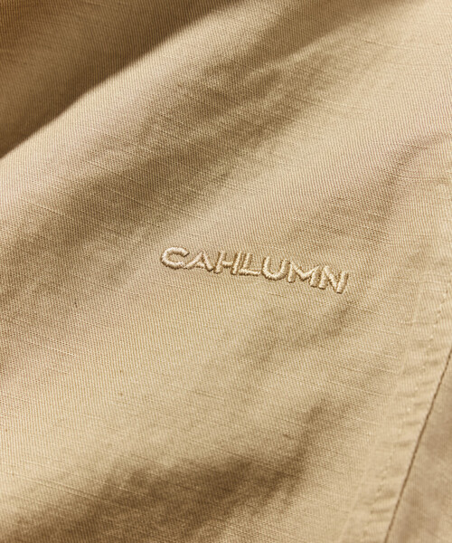 CAHLUMN（カウラム） パンツ Cotton Linen 2 Tuck Chino Shorts