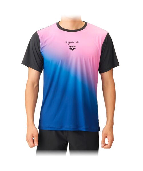 agnes b.（アニエスベー） tシャツ 半袖 agnes b. x arena Tシャツ