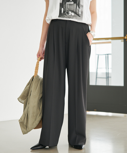 【SLOBE IENA】 KIVANGワイドスラックス Size36 SLOBE IENA - ♡美品♡SLOBE IENA KIVANG ワイドスラックス 36サイズの