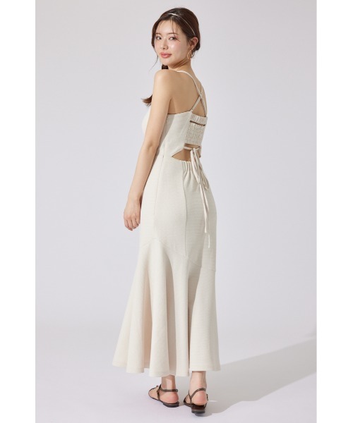 「rienda」 キャミソールワンピース MEDIUM ブラウン レディース_画像4