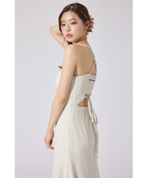 「rienda」 キャミソールワンピース MEDIUM ブラウン レディース_画像6