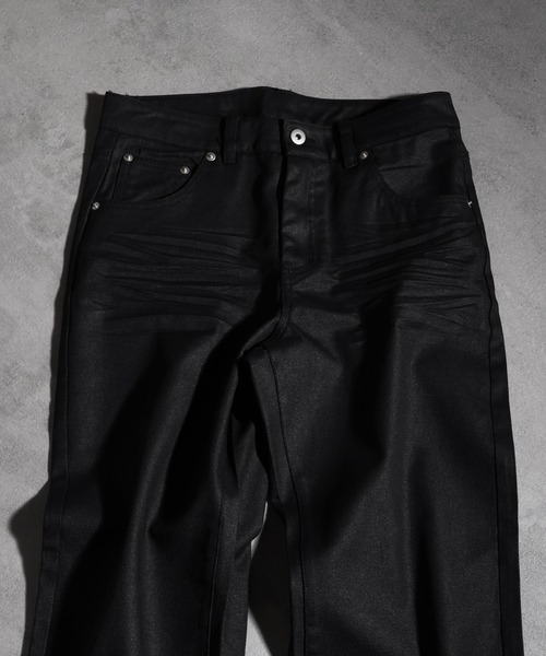 LANDNESS ジーンズ 「LANDNESS/ランドネス」Wax coated bootcut jeans