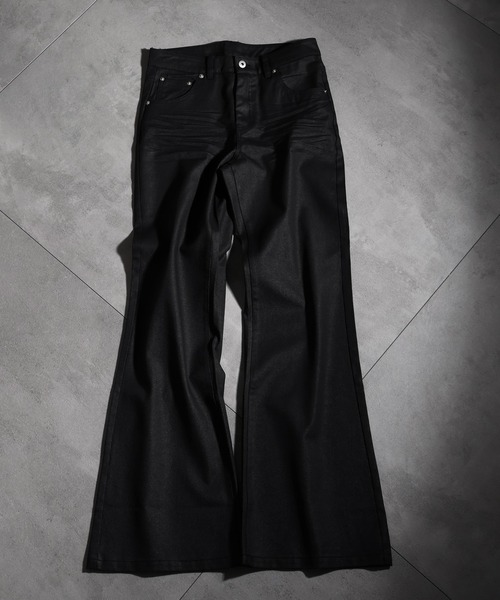 LANDNESS ジーンズ 「LANDNESS/ランドネス」Wax coated bootcut jeans