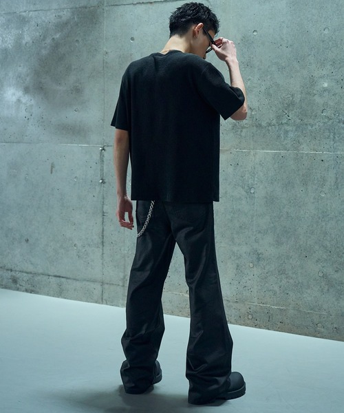 LANDNESS ジーンズ 「LANDNESS/ランドネス」Wax coated bootcut jeans