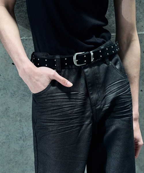 LANDNESS ジーンズ 「LANDNESS/ランドネス」Wax coated bootcut jeans