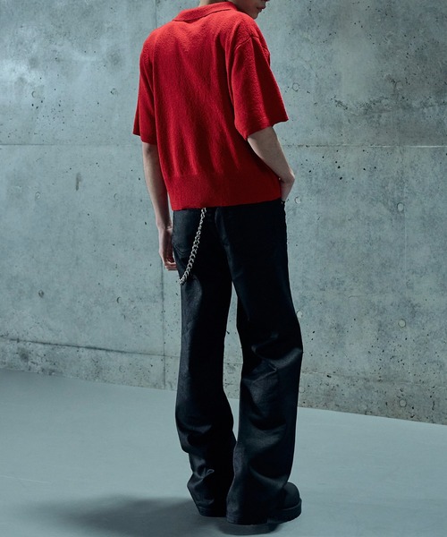 LANDNESS ジーンズ 「LANDNESS/ランドネス」Wax coated bootcut jeans