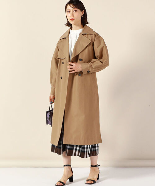 「NOLLEY'S」 トレンチコート 36 キャメル レディース_画像5