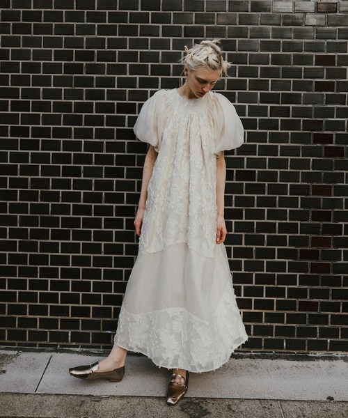 et.UNiVER ドレス Bloom jacquard dress : ZOZOTOWN Yahoo!店 - 通販