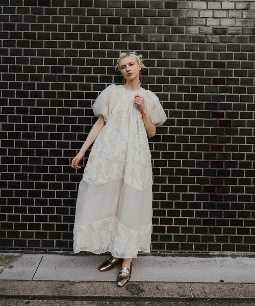 et.UNiVER ドレス et.UNiVER ドレス Bloom jacquard dress : ZOZOTOWN Yahoo!店 - 通販