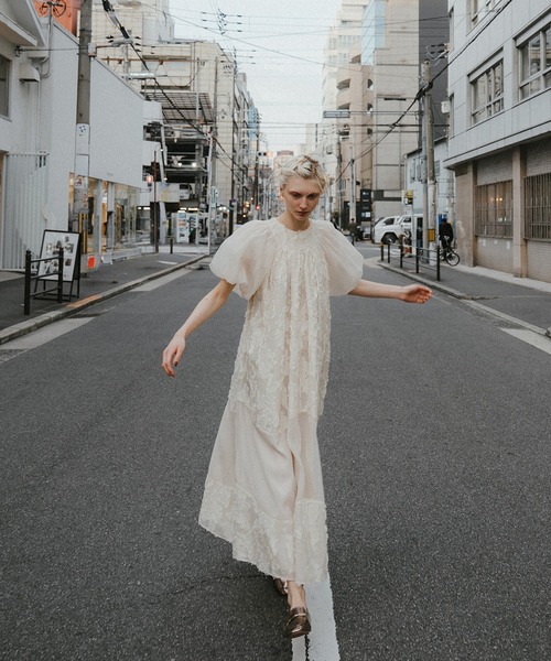 et.UNiVER ドレス et.UNiVER ドレス Bloom jacquard dress : ZOZOTOWN Yahoo!店 - 通販