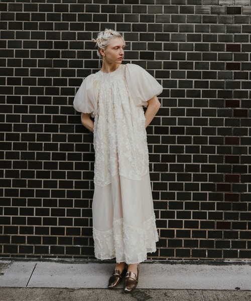 et.UNiVER ドレス Bloom jacquard dress : ZOZOTOWN Yahoo!店 - 通販