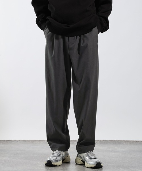 「BAYFLOW」 スラックス MEDIUM ブラック メンズ_画像3