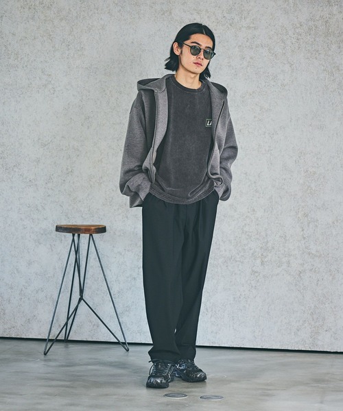 「BAYFLOW」 スラックス MEDIUM ブラック メンズ_画像5