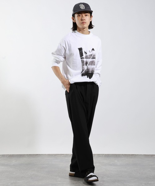 「BAYFLOW」 スラックス MEDIUM ブラック メンズ_画像8