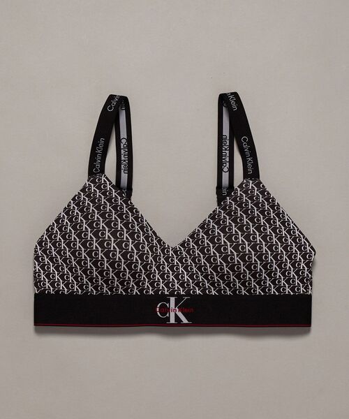 ノンワイヤーブラ ブラジャー ブラレット - Graphic Monogram ライトリーラインドブラレットの画像