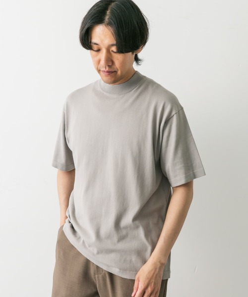 「URBAN RESEARCH DOORS」 半袖ニット LARGE ネイビー メンズ_画像3