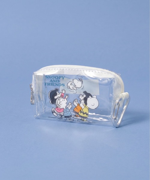 SNOOPY（スヌーピー） ポーチ クリアミニポーチ カラビナ スヌーピー
